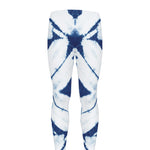 Tie Dye Shibori Pattern Print Men's leggings
