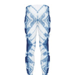 Tie Dye Shibori Pattern Print Men's leggings