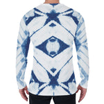 Tie Dye Shibori Pattern Print Men's Long Sleeve T-Shirt