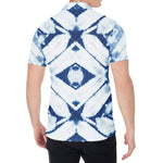 Tie Dye Shibori Pattern Print Men's Shirt
