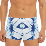 Tie Dye Shibori Pattern Print Men's Short Boxer Briefs