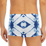 Tie Dye Shibori Pattern Print Men's Short Boxer Briefs