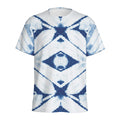 Tie Dye Shibori Pattern Print Men's Athletic T-Shirt