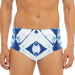Tie Dye Shibori Pattern Print Men's Triangle Swim Briefs