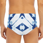Tie Dye Shibori Pattern Print Men's Triangle Swim Briefs