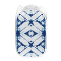 Tie Dye Shibori Pattern Print Mesh Laundry Hamper
