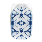 Tie Dye Shibori Pattern Print Mesh Laundry Hamper