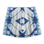 Tie Dye Shibori Pattern Print Mesh Shorts