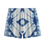 Tie Dye Shibori Pattern Print Mesh Shorts