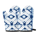 Tie Dye Shibori Pattern Print Oven Mitts