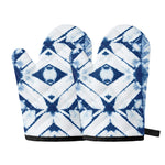 Tie Dye Shibori Pattern Print Oven Mitts