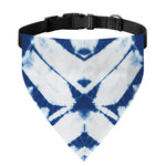 Tie Dye Shibori Pattern Print Over The Collar Dog Bandana