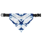 Tie Dye Shibori Pattern Print Over The Collar Dog Bandana