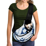 Tie Dye Shibori Pattern Print Pet Sling Carrier