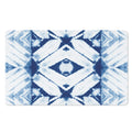 Tie Dye Shibori Pattern Print Polyester Doormat