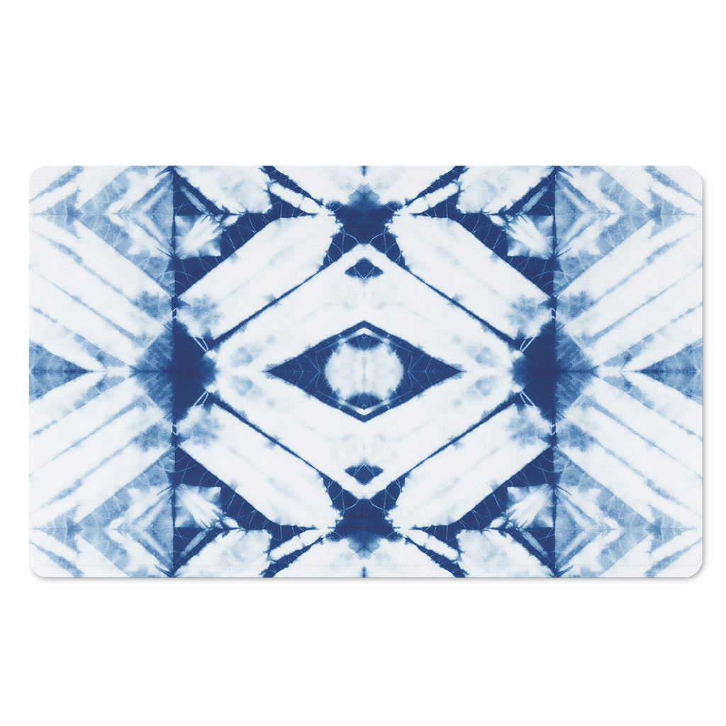 Tie Dye Shibori Pattern Print Polyester Doormat