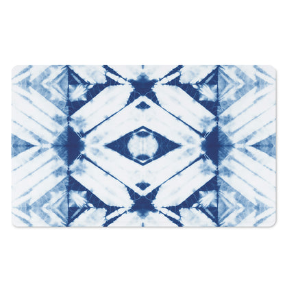 Tie Dye Shibori Pattern Print Polyester Doormat