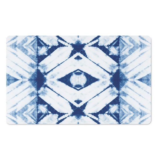 Tie Dye Shibori Pattern Print Polyester Doormat