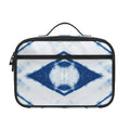 Tie Dye Shibori Pattern Print Portable Lunch Bag