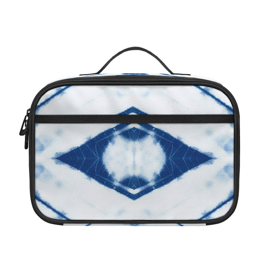 Tie Dye Shibori Pattern Print Portable Lunch Bag