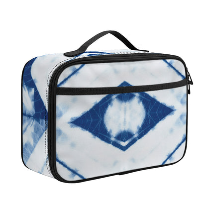 Tie Dye Shibori Pattern Print Portable Lunch Bag