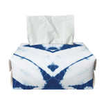 Tie Dye Shibori Pattern Print Rectangle Tissue Box Cover