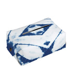 Tie Dye Shibori Pattern Print Rectangle Tissue Box Cover
