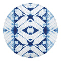 Tie Dye Shibori Pattern Print Round Blanket