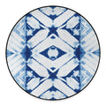 Tie Dye Shibori Pattern Print Round Floor Mat