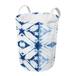 Tie Dye Shibori Pattern Print Round Laundry Basket