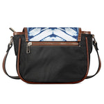 Tie Dye Shibori Pattern Print Saddle Bag