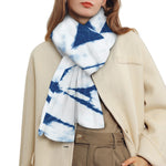 Tie Dye Shibori Pattern Print Scarf