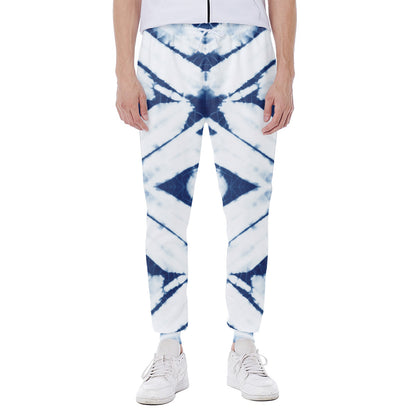Tie Dye Shibori Pattern Print Scuba Joggers