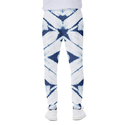 Tie Dye Shibori Pattern Print Scuba Joggers