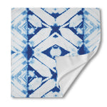 Tie Dye Shibori Pattern Print Silk Bandana