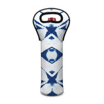 Tie Dye Shibori Pattern Print Single Neoprene Wine Tote
