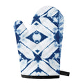 Tie Dye Shibori Pattern Print Single Oven Mitt