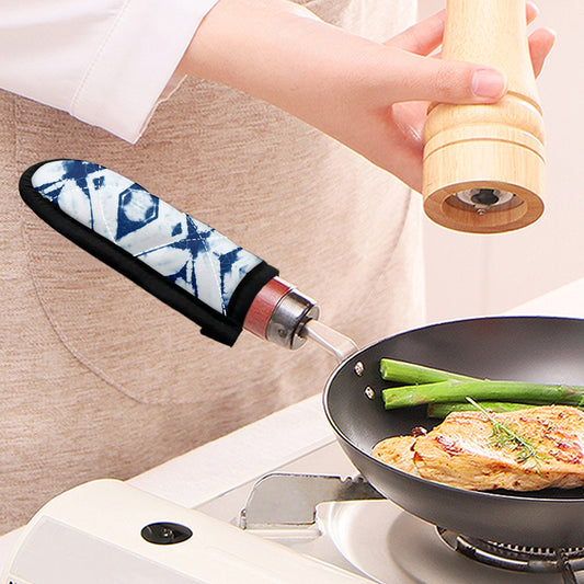 Tie Dye Shibori Pattern Print Skillet Handle Cover