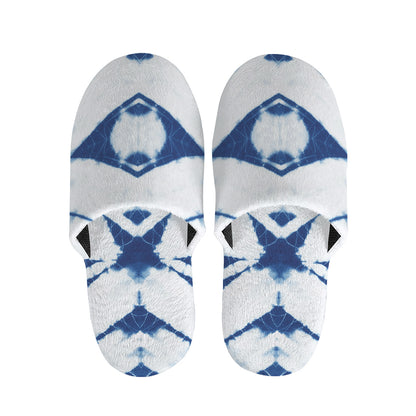Tie Dye Shibori Pattern Print Slippers
