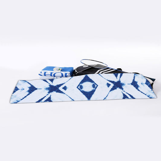 Tie Dye Shibori Pattern Print Sports Towel
