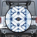Tie Dye Shibori Pattern Print Tire Cover With Camera Hole
