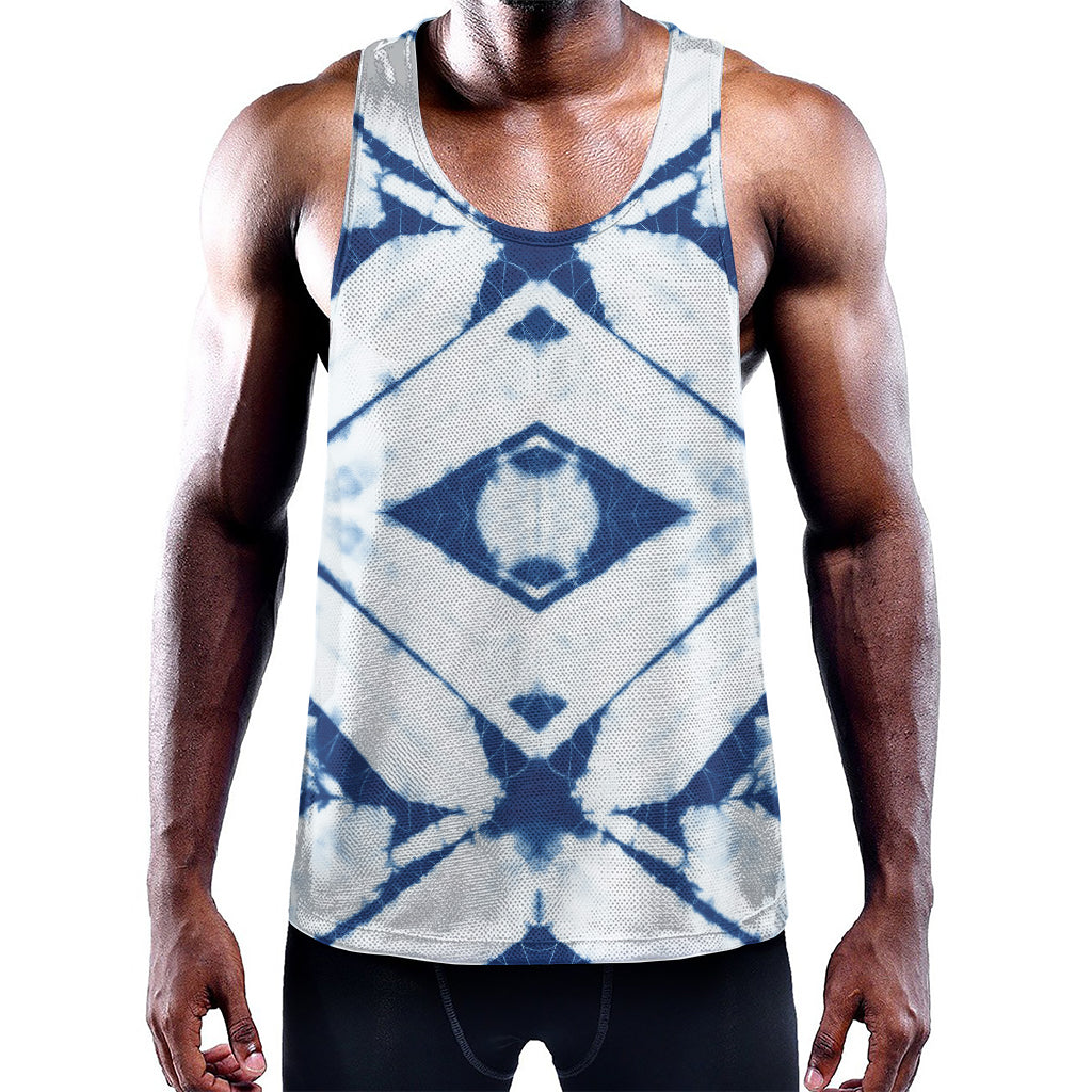 Tie Dye Shibori Pattern Print Training Tank Top