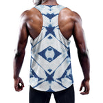 Tie Dye Shibori Pattern Print Training Tank Top