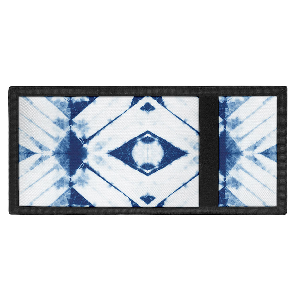 Tie Dye Shibori Pattern Print Trifold Wallet