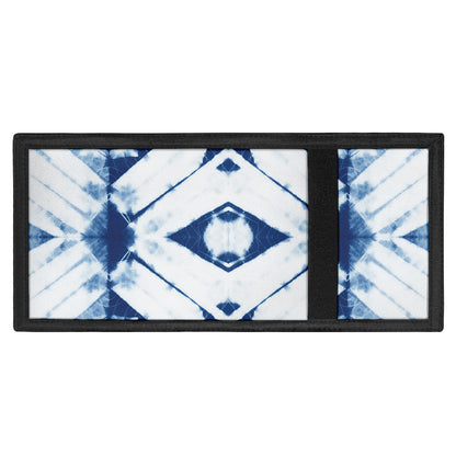Tie Dye Shibori Pattern Print Trifold Wallet
