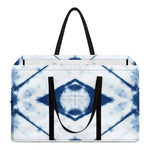 Tie Dye Shibori Pattern Print Utility Tote Bag