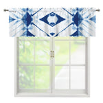 Tie Dye Shibori Pattern Print Window Valance