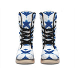 Tie Dye Shibori Pattern Print Winter Boots