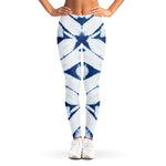 Tie Dye Shibori Pattern Print Women's Leggings