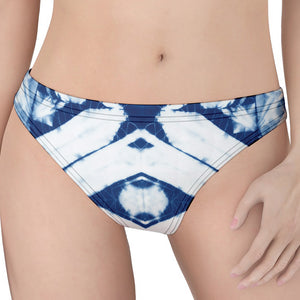 Tie Dye Shibori Pattern Print Women's Thong